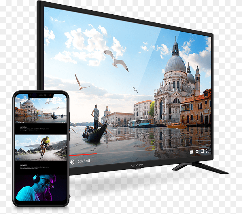 Allview Tv, Hardware, Electronics, Screen, Computer Hardware Clipart PNG