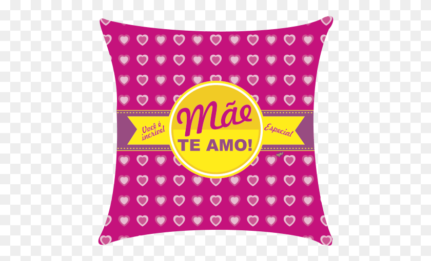 460x450 Alm Me Te Amo Cushion, Pillow, Food, Clothing HD PNG Download