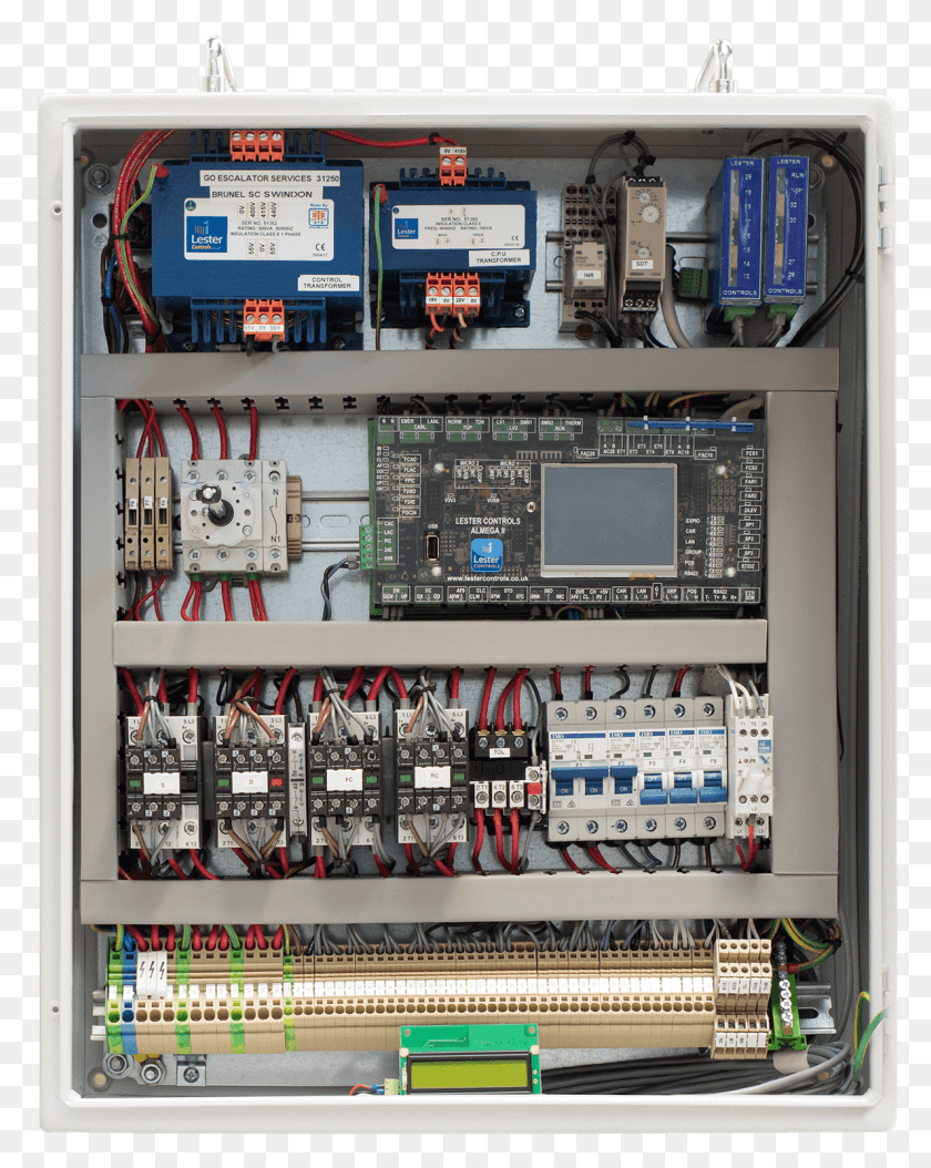 1189x1516 Almega Escalator Controller First Compressor Control Panel, Computer, Electronics, Wiring HD PNG Download