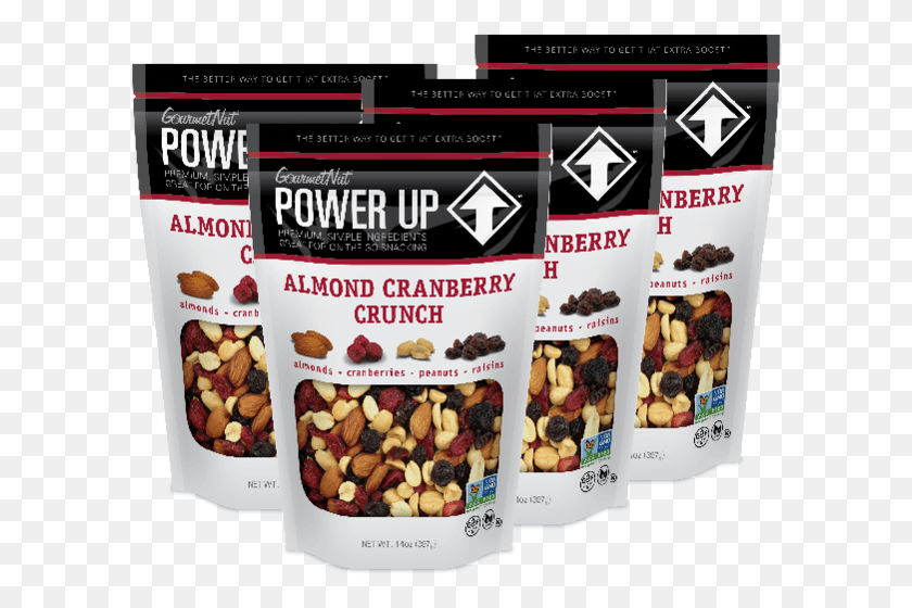 600x500 Almond Cran Crunch 4 Pack Gourmet Nut Peak Antioxidant Trail Mix, Poster, Advertisement, Menu HD PNG Download