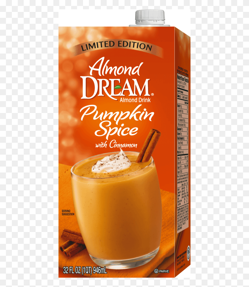 447x905 Almond Dream Pumpkin Spice, Juice, Beverage, Drink HD PNG Download