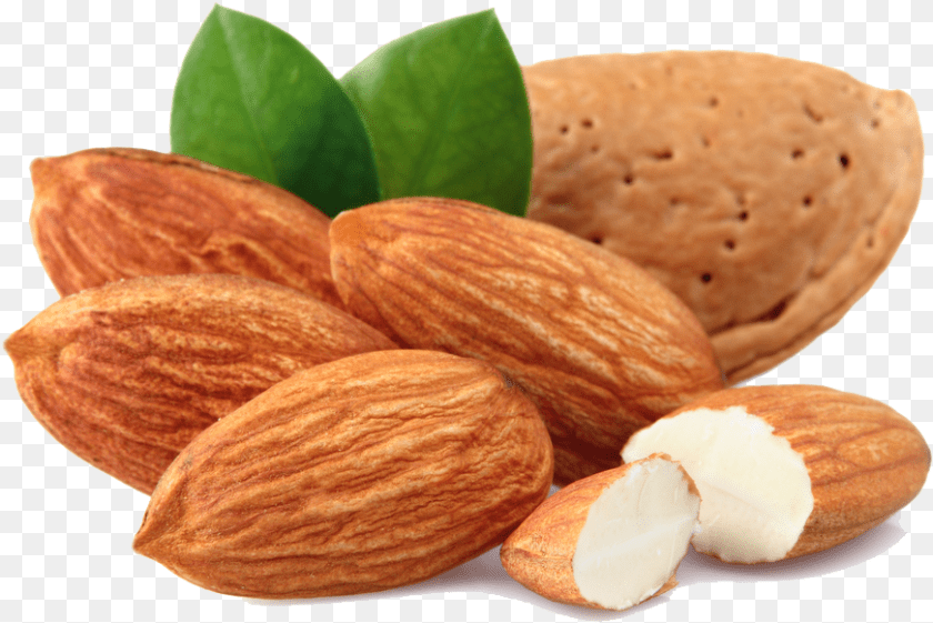 871x582 Almond Almond, Food, Grain, Produce, Seed PNG