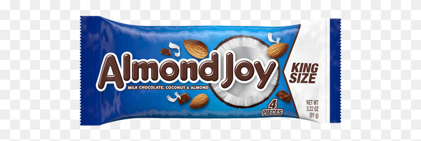 525x223 Almond Joy Snack Size Candy Bars Milk Chocolate, Plant, Nut, Vegetable HD PNG Download