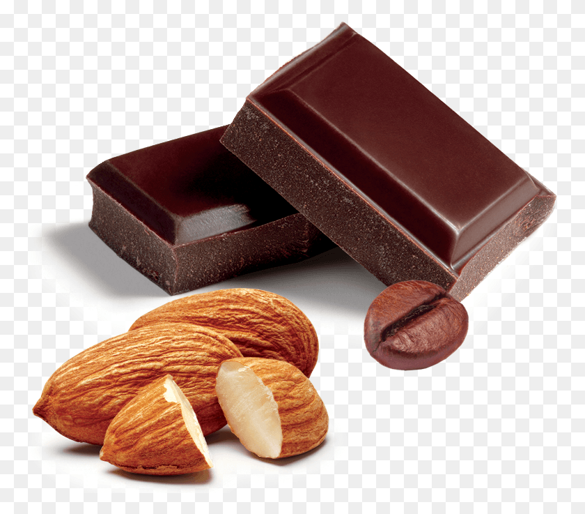 761x677 Almond Midnight Mocha Almonds, Fudge, Chocolate, Dessert HD PNG Download