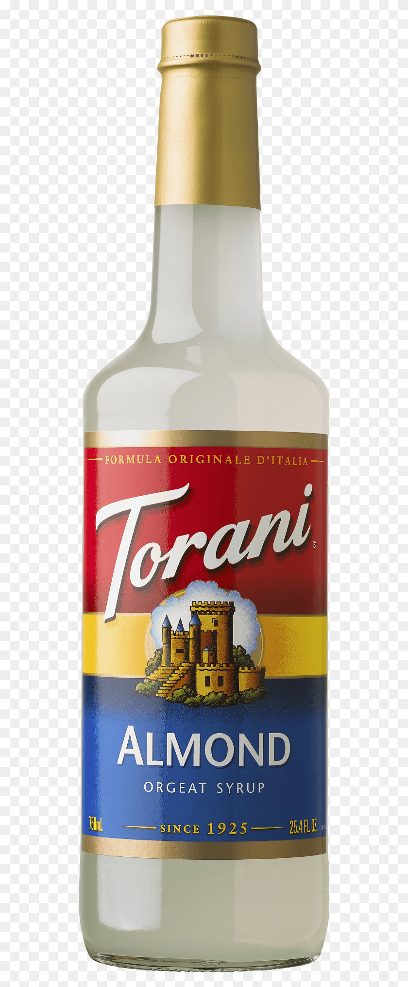518x1973 Almond Syrup Image Torani Syrup, Liquor, Alcohol, Beverage HD PNG Download