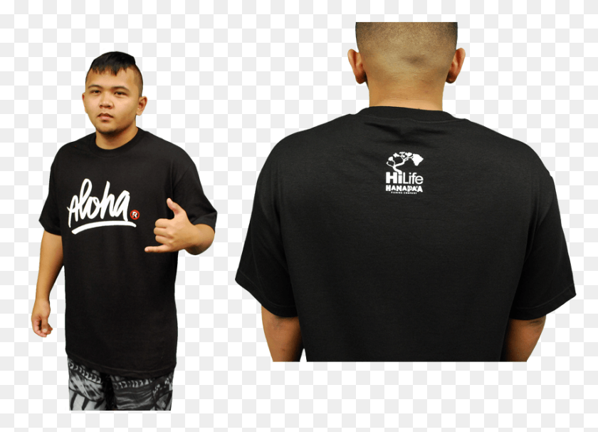 858x601 Aloha T Shirts Registered Trademark On T Shirt, Clothing, Apparel, Sleeve HD PNG Download