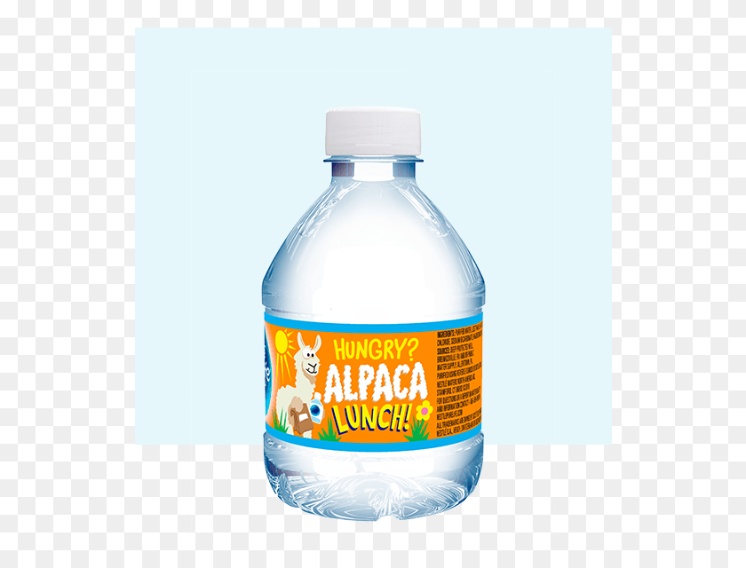 538x580 Alpaca Lunch 8oz Plastic Bottle, Label, Text, Beverage HD PNG Download