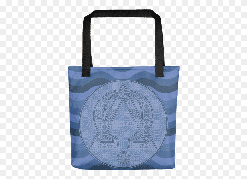 384x549 Alpha And Omega Blue Version Tote Bag Tote Bag, Handbag, Accessories, Accessory Descargar Hd Png