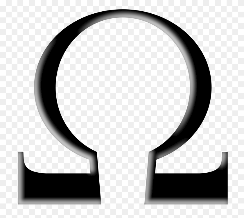 751x690 Alpha And Omega Ohm Symbol Greek Alphabet Omega Ohm, Stencil, Text, Label HD PNG Download