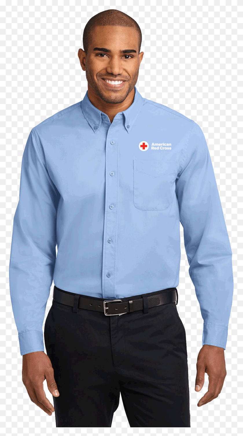 957x1779 Alpha Phi Omega Crest Long Sleeve Oxford S608 Woven Shirt, Clothing, Apparel, Dress Shirt HD PNG Download