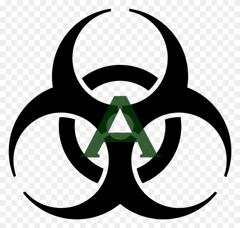 1889x1785 Alpha Radiation Symbol Biohazard Symbol Clip Art, Alphabet, Text, Triangle HD PNG Download