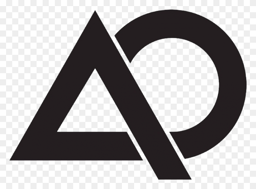 829x596 Логотип Alpha Y Omega Служение В Кампусе Alpha Omega, Треугольник, Текст, Алфавит Hd Png Скачать
