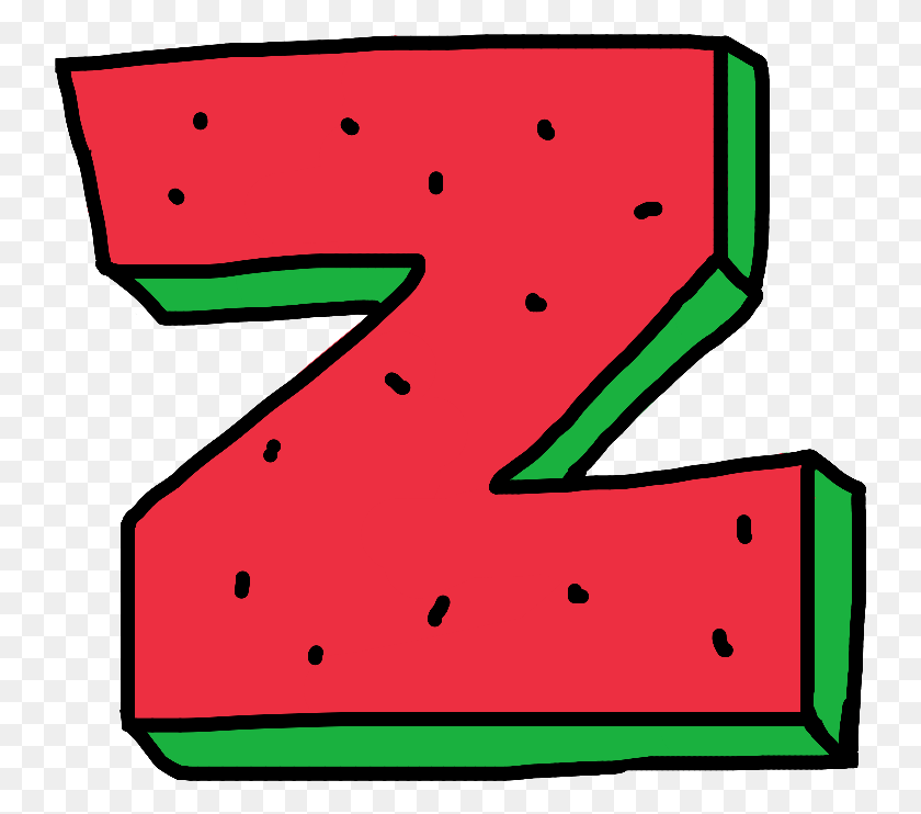 741x682 Alphabet Z Of Oddfuture Ofwgkta Watermelon Fruit, Number, Symbol, Text HD PNG Download