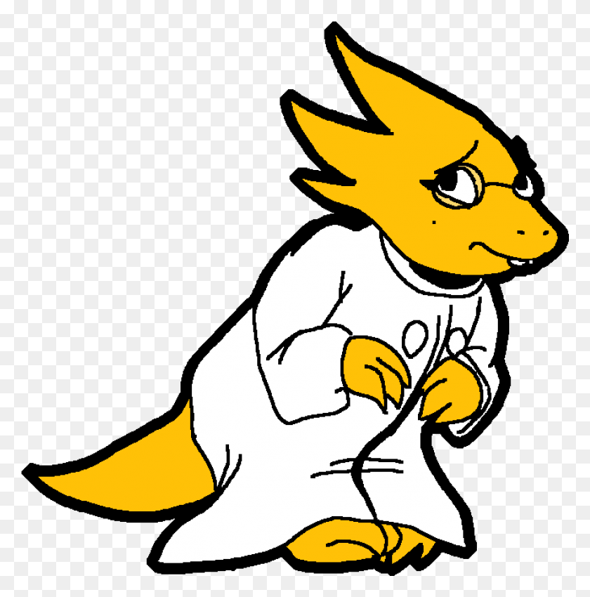 1357x1375 Alphys, Animal, Bird, Person HD PNG Download