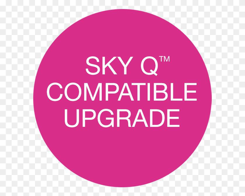 613x612 Уже Есть Спутниковая Система Maxview Sky Q Upgade Circle, Word, Label, Text Hd Png Download