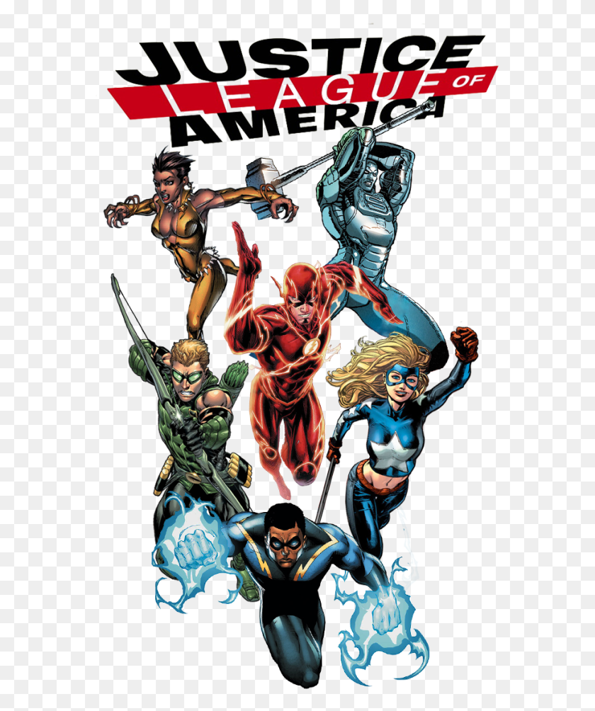 571x944 Already Posted This Jl Line Up But I Think The Comics, Book, Person, Human HD PNG Download