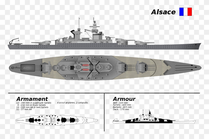 1126x723 Alsace Class Battleship, Vehicle, Transportation, Navy HD PNG Download