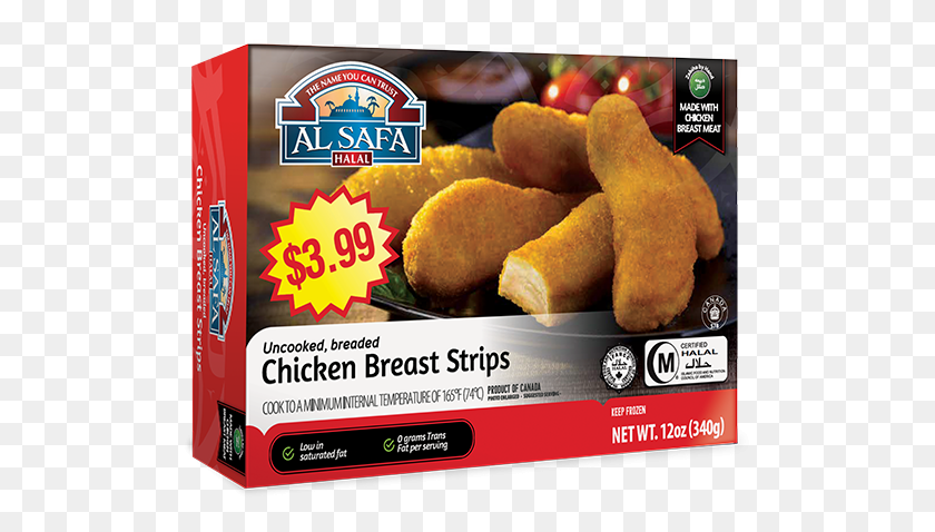512x418 Alsafa Breaded Chicken Strips Al Safa Chicken Nuggets, Fried Chicken, Food, Flyer HD PNG Download