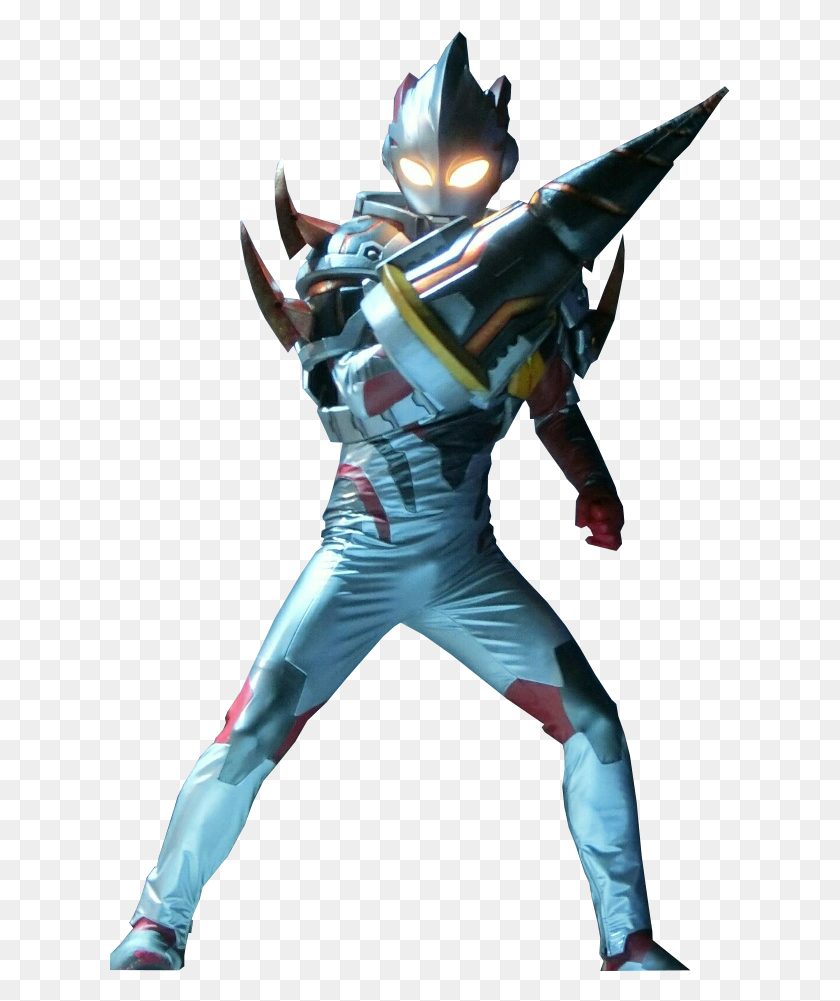 621x941 Also Blurry But Our First Footage Of Kamen Rider Ultraman X New Armor, Person, Human, Figurine HD PNG Download