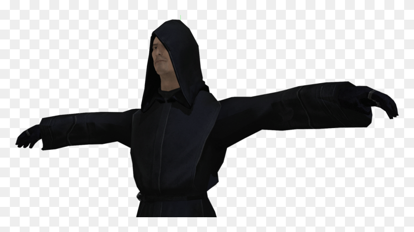 1155x609 Also Here You Go Some T Pose Lucien Take Him And Go T Pose Todd Howard, Clothing, Apparel, Hood HD PNG Download