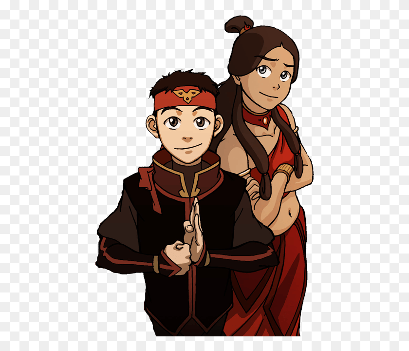 451x660 Also I Made An Aang And Katara39s From The Cover Cartoon, Person, Human, Clothing HD PNG Download