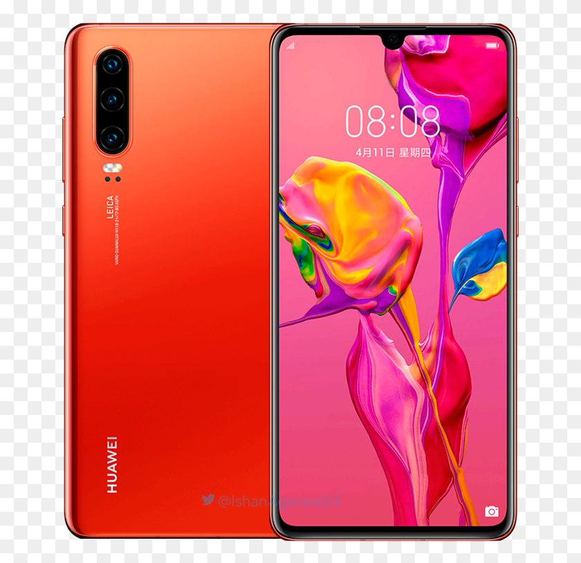 661x754 Also P30 Will Be Available In Amber Sunshine As Well Huawei P30 Amber Sunrise, Mobile Phone, Phone, Electronics HD PNG Download