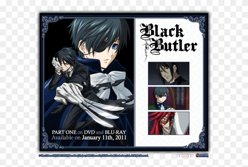 597x506 Also Picture From The Article Black Butler Sebastian Ciel, Poster, Advertisement, Manga HD PNG Download