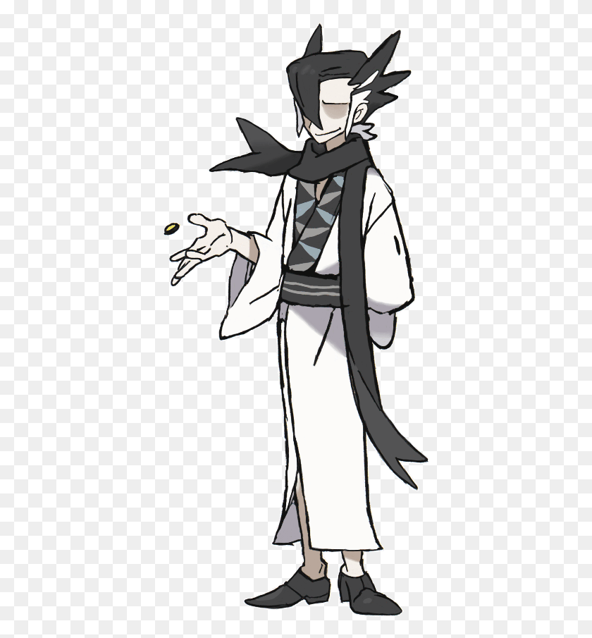 378x845 Also Some Jackass Didnt Make A Higher Quality Grims Pokemon Grimsley, Person, Human, Clothing HD PNG Download