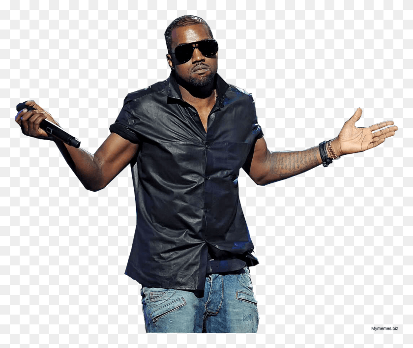 1067x887 Also This Piece Has Very Little To Do With Kanye But Kanye West Shrug, Person, Human, Microphone HD PNG Download