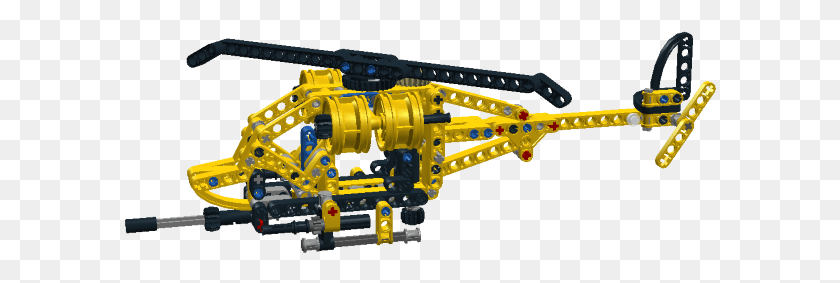 592x223 Alternative Helicopter Lego 42004 B Model, Machine, Toy, Motor HD PNG Download