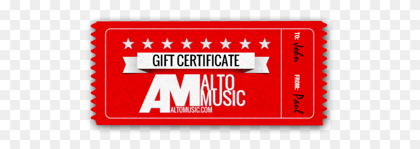 498x238 Alto Music Gc Image Paper Product, Text, Label, First Aid HD PNG Download