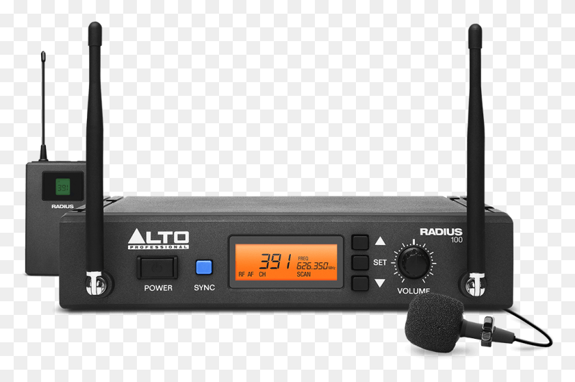 1013x647 Alto Pro Radius100l Wireless Lapel Microphone Mic Wireless Alto, Electronics, Electrical Device, Amplifier HD PNG Download