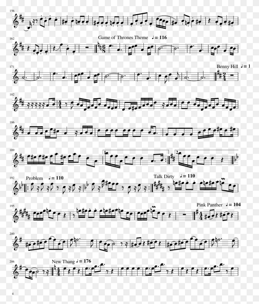 820x976 Alto Saxophone Medley Greatest Showman Violin Sheet Music Free, Gray, World Of Warcraft HD PNG Download