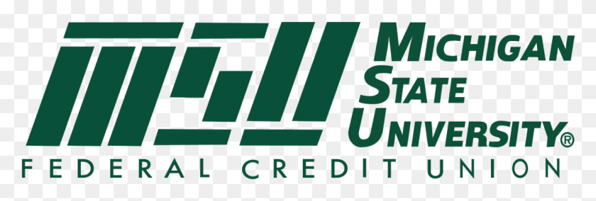 1309x377 Altria Msufcu Thomsonreuters Cisco Michigan State University Credit Union Logo, Text, Alphabet, Plant HD PNG Download