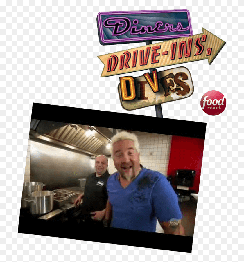 718x843 Alttext Diners Drive Ins And Dives Retro, Person, Interior Design, Indoors HD PNG Download