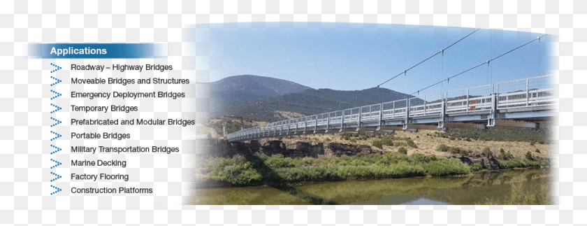 955x323 Alumabridge Modular Bridges Beam Bridge, Building, Architecture, Arch Bridge HD PNG Download