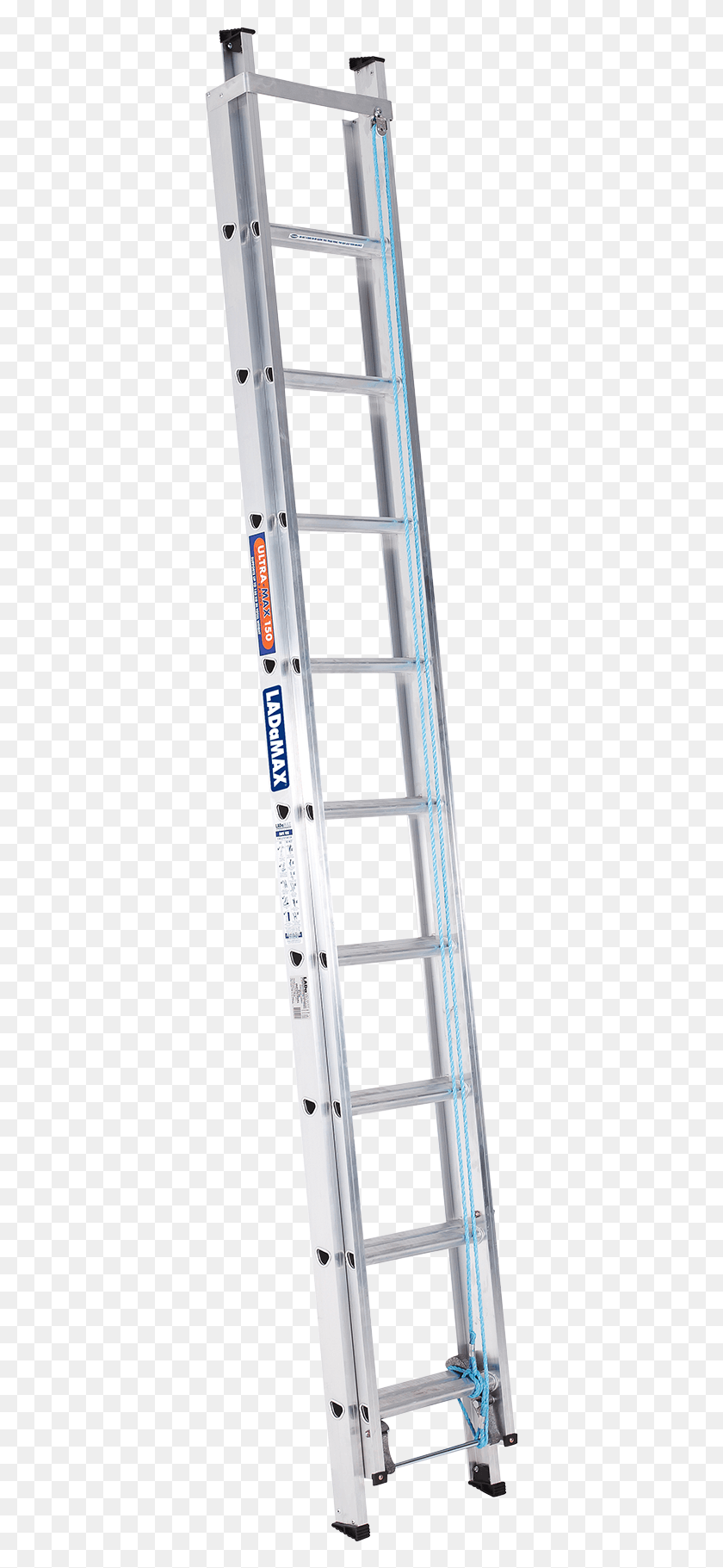 365x1761 Aluminium Single Extension Ladder, Window, Shelf, Nature HD PNG Download