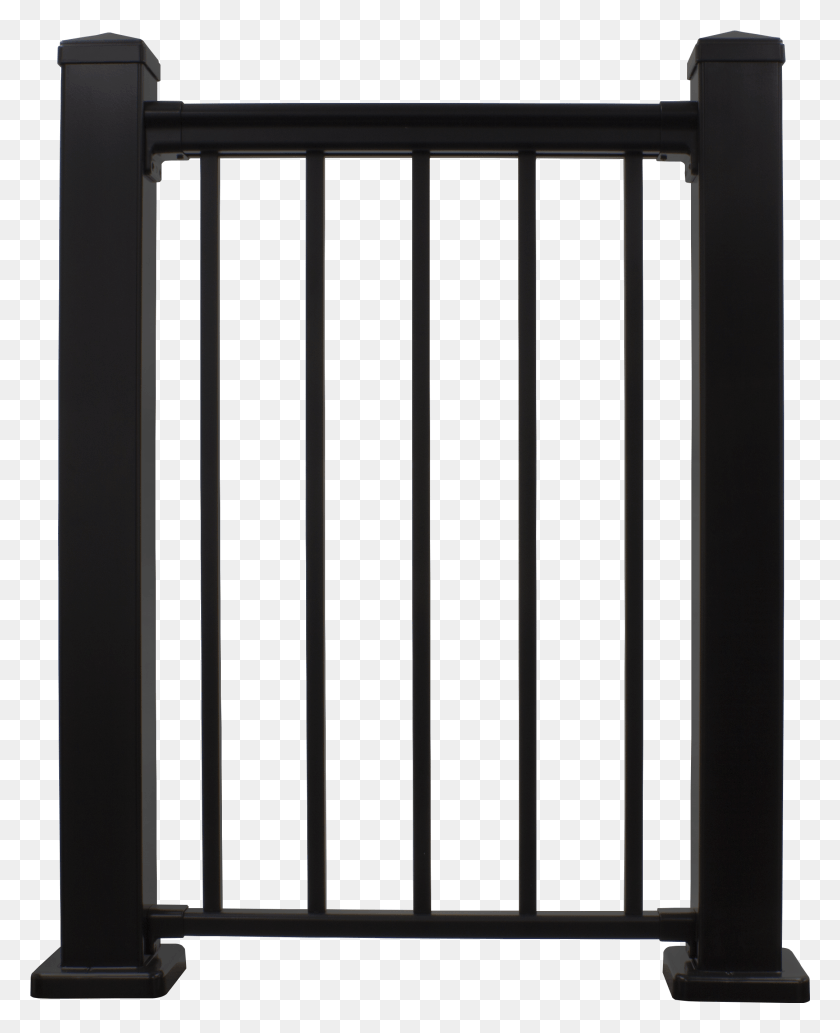 2170x2707 Aluminum Railing With Square Aluminum Balusters Gate, Prison, Door, Grille HD PNG Download