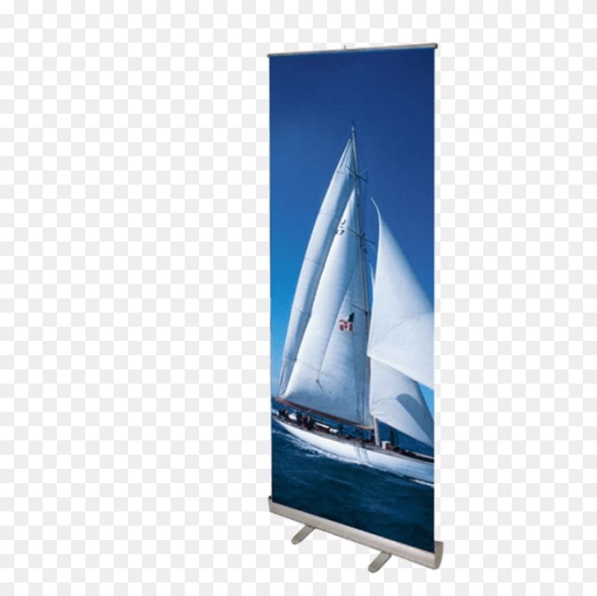 412x779 Aluminum Retractable Banner Stand, Boat, Vehicle, Transportation HD PNG Download