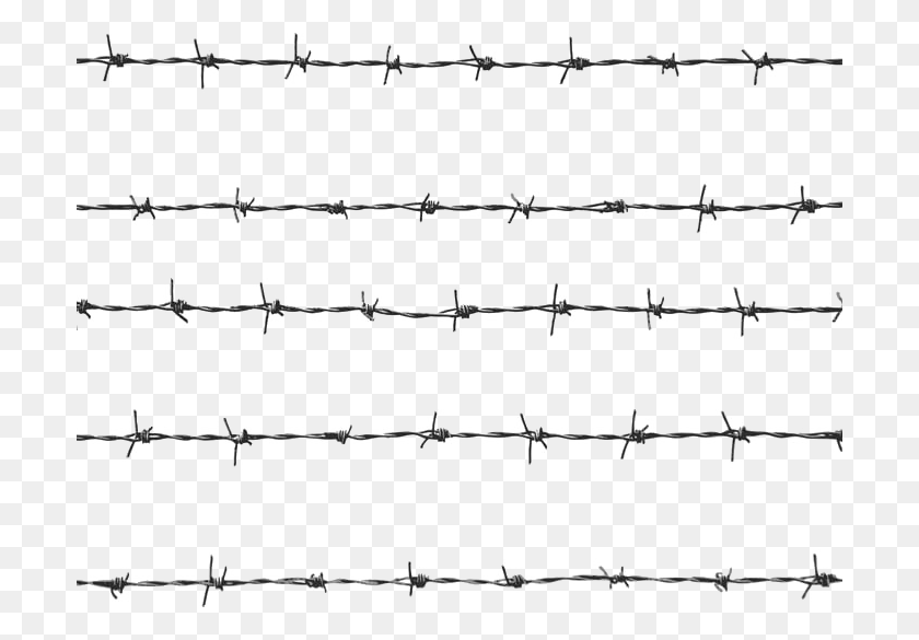 700x525 Aluminum Wires Image File Barbed Wire Fence, Wire HD PNG Download