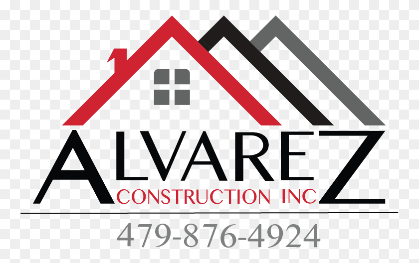759x468 Alvarez Construction Logo Design Created By Simplemachine Vaxin, Symbol, Housing, Building HD PNG Download