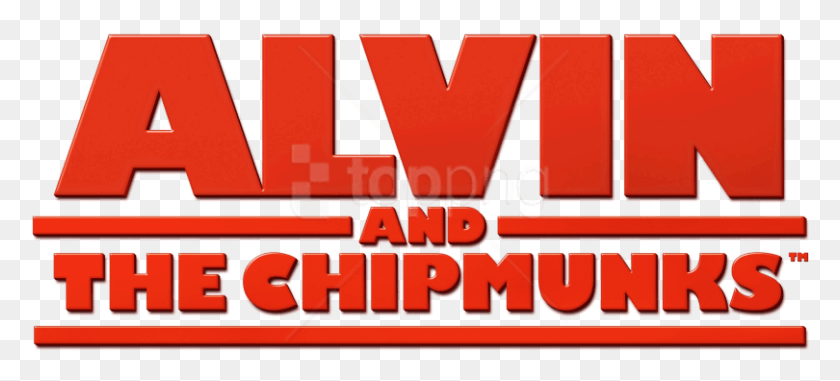 810x334 Alvin And The Chipmunks Logo Clipart Photo Alvin And The Chipmunks, Word, Alphabet, Text HD PNG Download