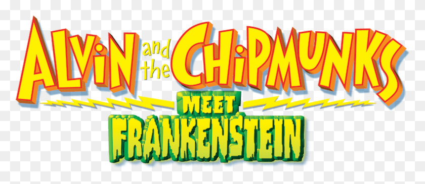 1281x501 Alvin And The Chipmunks Meet Frankenstein Alvin And The Chipmunks Meet, Word, Theme Park, Amusement Park HD PNG Download