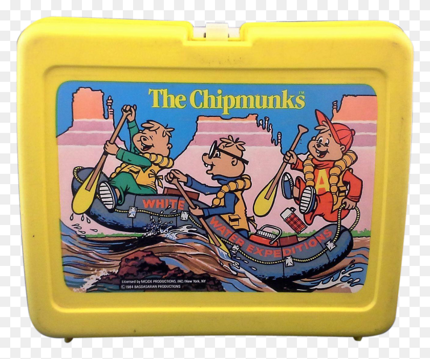 1315x1084 Alvin And The Chipmunks Yellow Plastic Lunchbox Lunchbox, Pencil Box, Box, Leisure Activities HD PNG Download