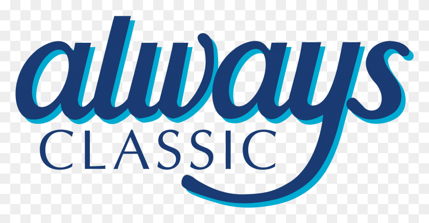 2331x1128 Always Classic Logo Transparent Always Classic Logo, Text, Word, Alphabet HD PNG Download