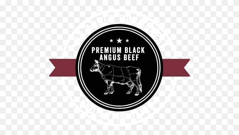 498x416 Always Fresh Never Frozen Black Beef Logo, Symbol, Trademark, Bull HD PNG Download