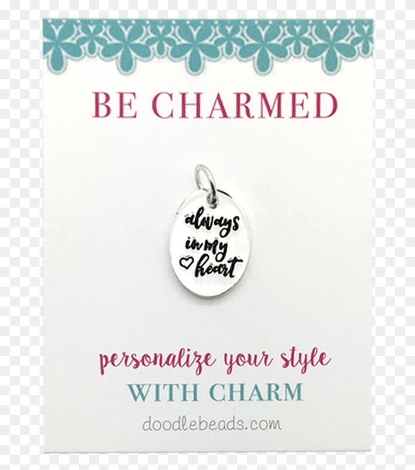 683x891 Always In My Heart Charm Charm Bracelet, Text, Advertisement, Poster HD PNG Download
