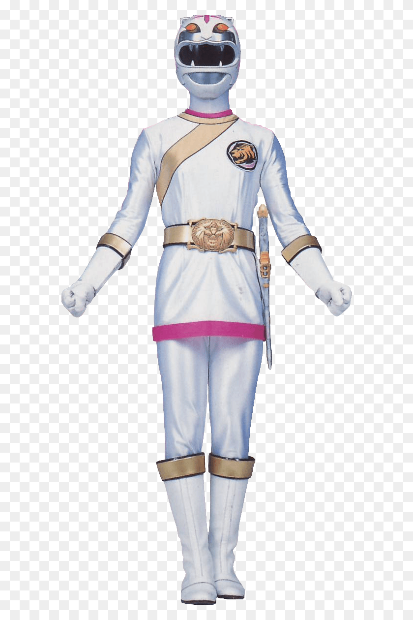 594x1200 Alyssa Enril White Wild Force Ranger Power Rangers Wild Force White, Person, Human, Costume HD PNG Download