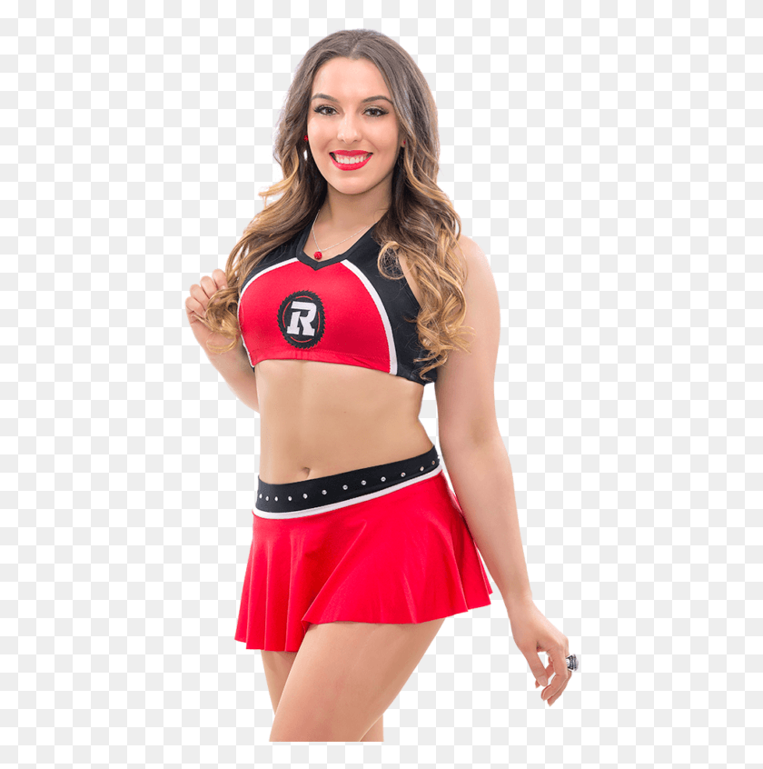 437x786 Alyssa R Ottawa Redblacks Cheerleaders, Clothing, Apparel, Skirt HD PNG Download