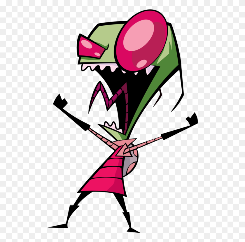 518x770 Am I The Only One That Read The Alien39s Lines With Invader Zim, Graphics, Poster HD PNG Download